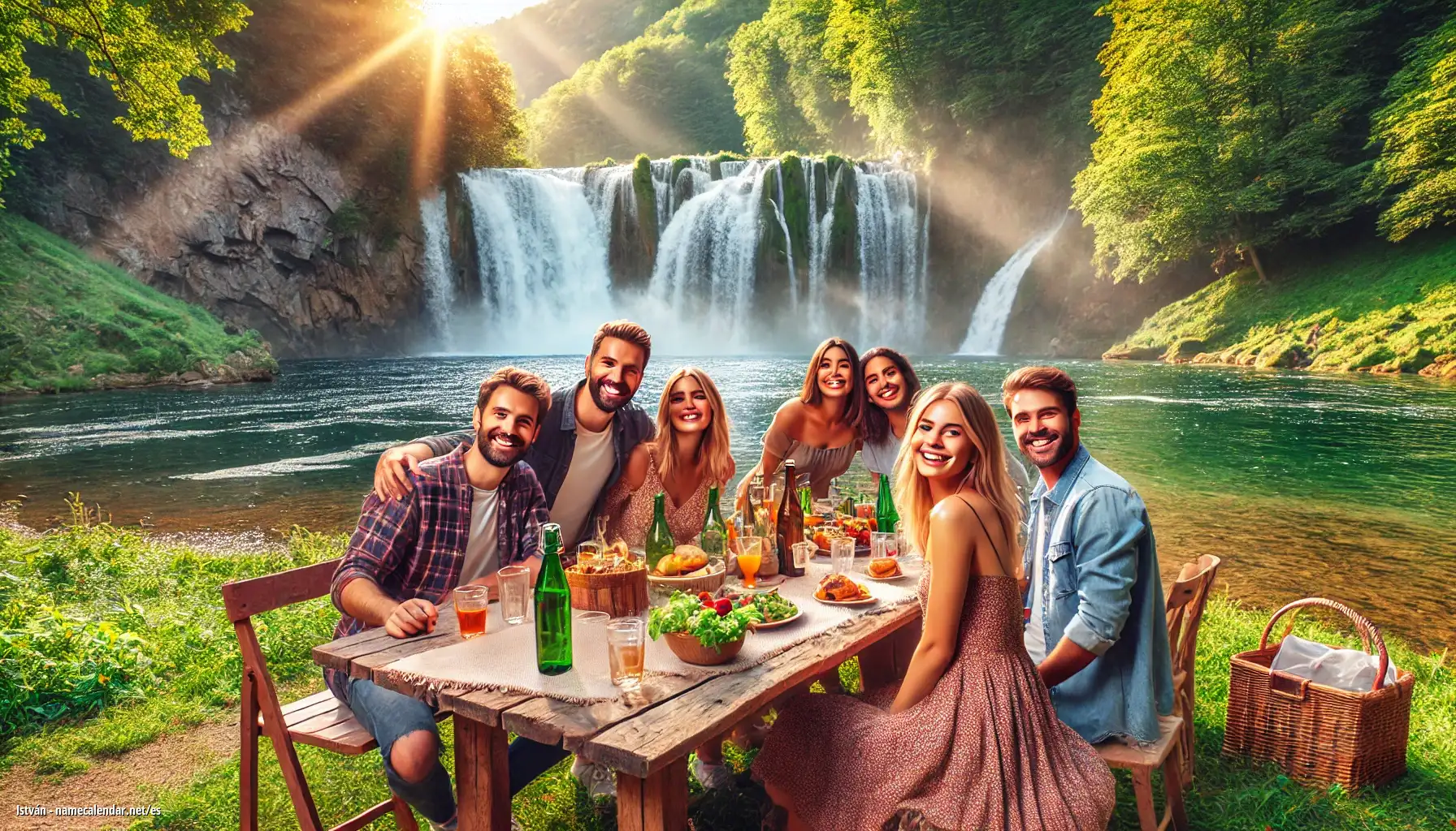 Celebración del onomástico y del nombre - István