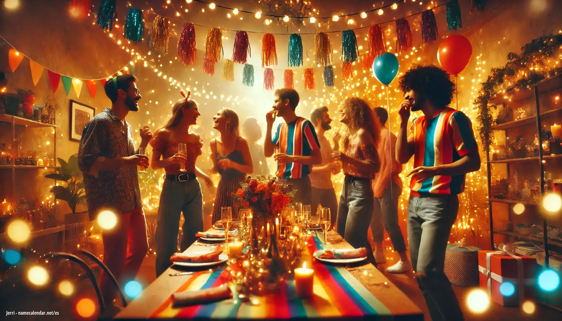 Celebración del onomástico y del nombre - Jerri