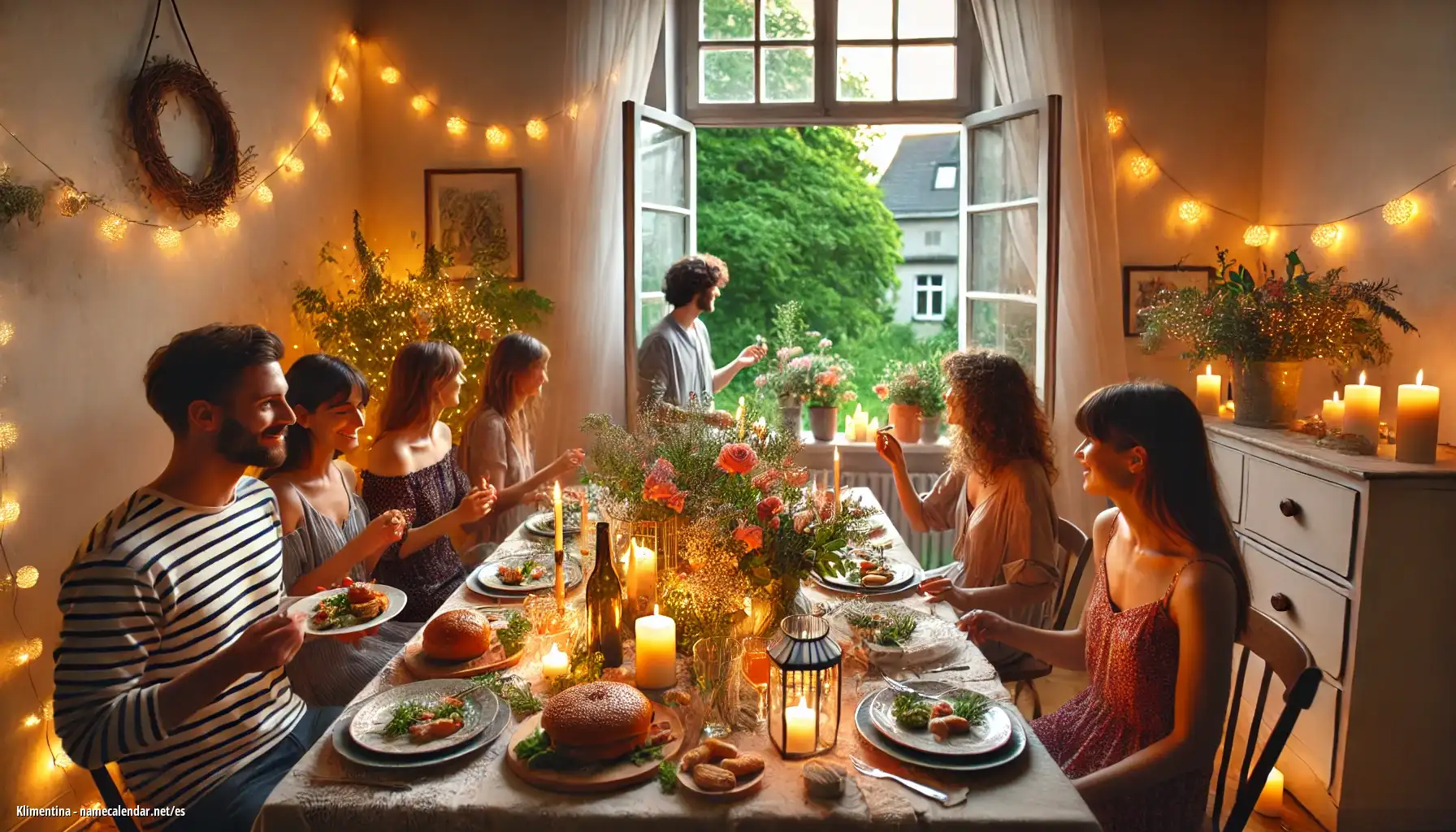 Celebración del onomástico y del nombre - Klimentina