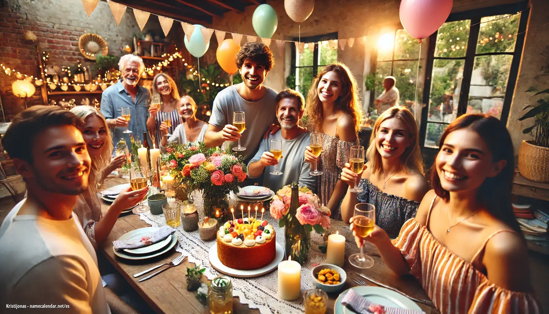 Celebración del onomástico y del nombre - Kristijonas