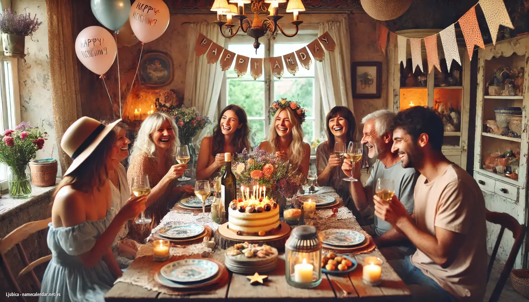 Celebración del onomástico y del nombre - Ljubica