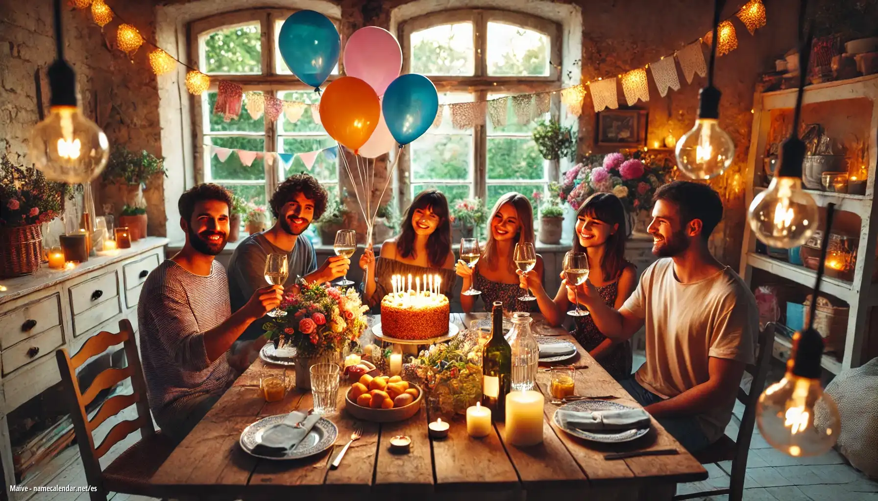 Celebración del onomástico y del nombre - Maive