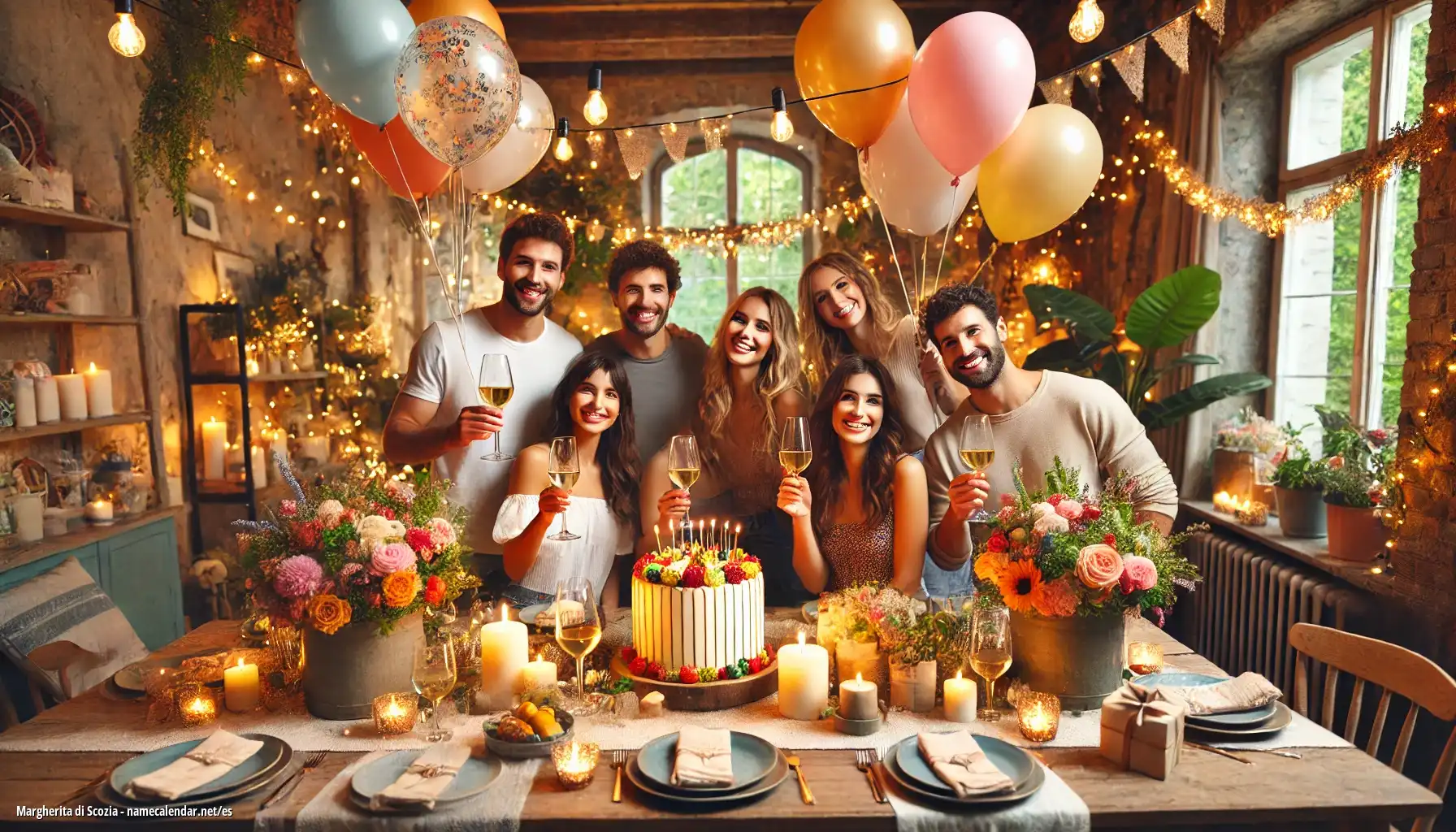 Celebración del onomástico y del nombre - Margherita di Scozia