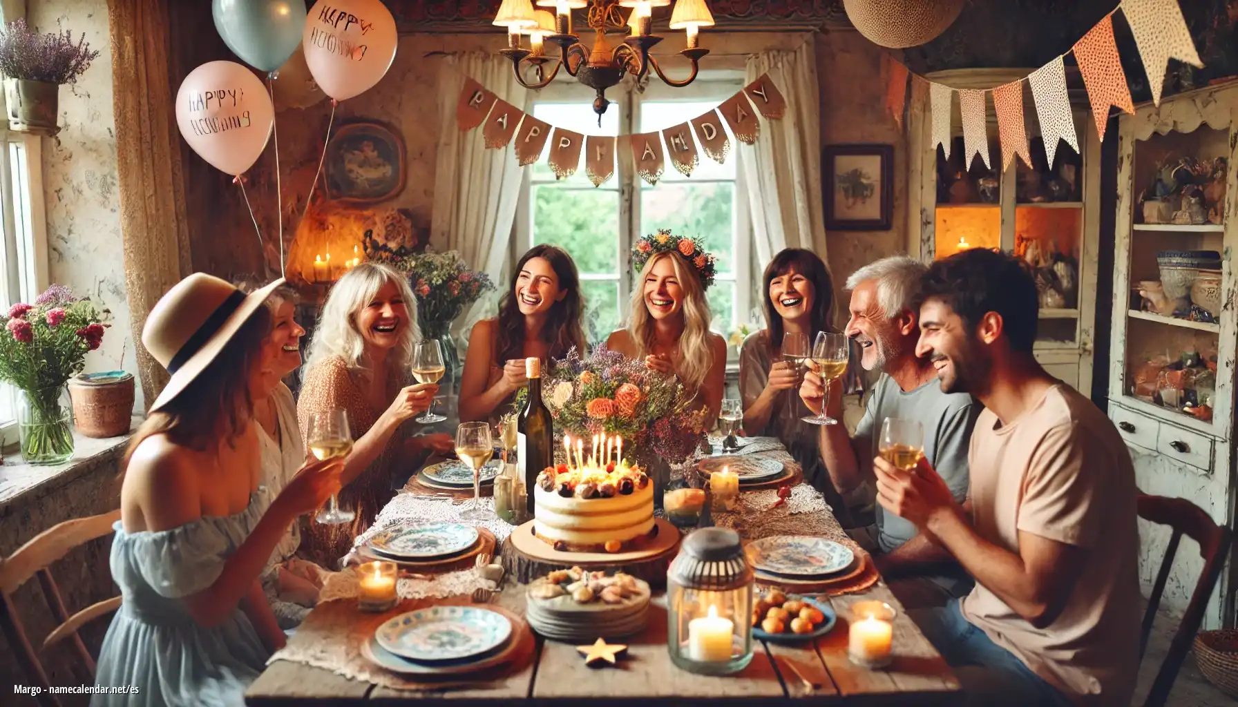 Celebración del onomástico y del nombre - Margo