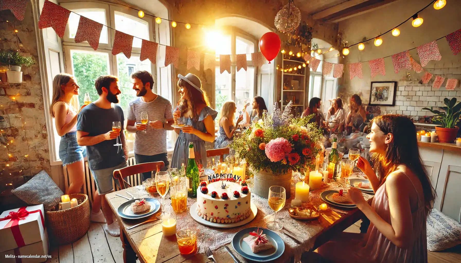 Celebración del onomástico y del nombre - Melita