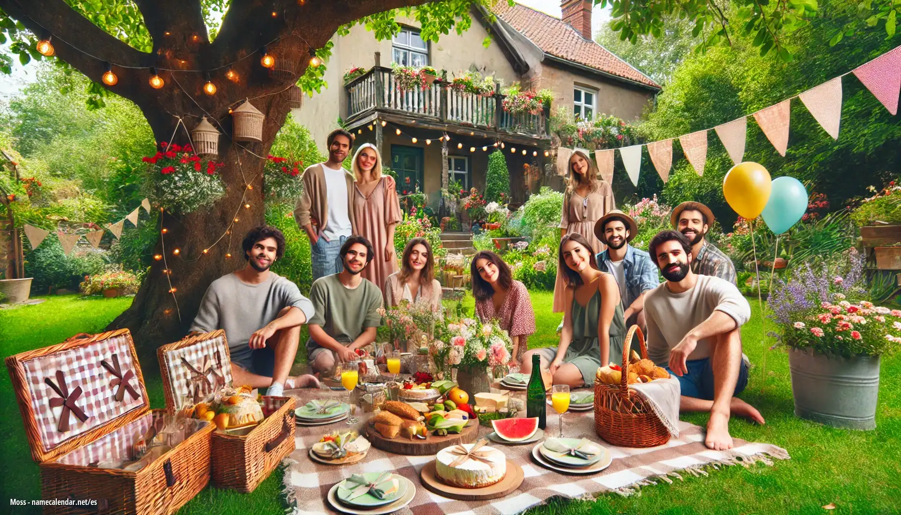 Celebración del onomástico y del nombre - Moss