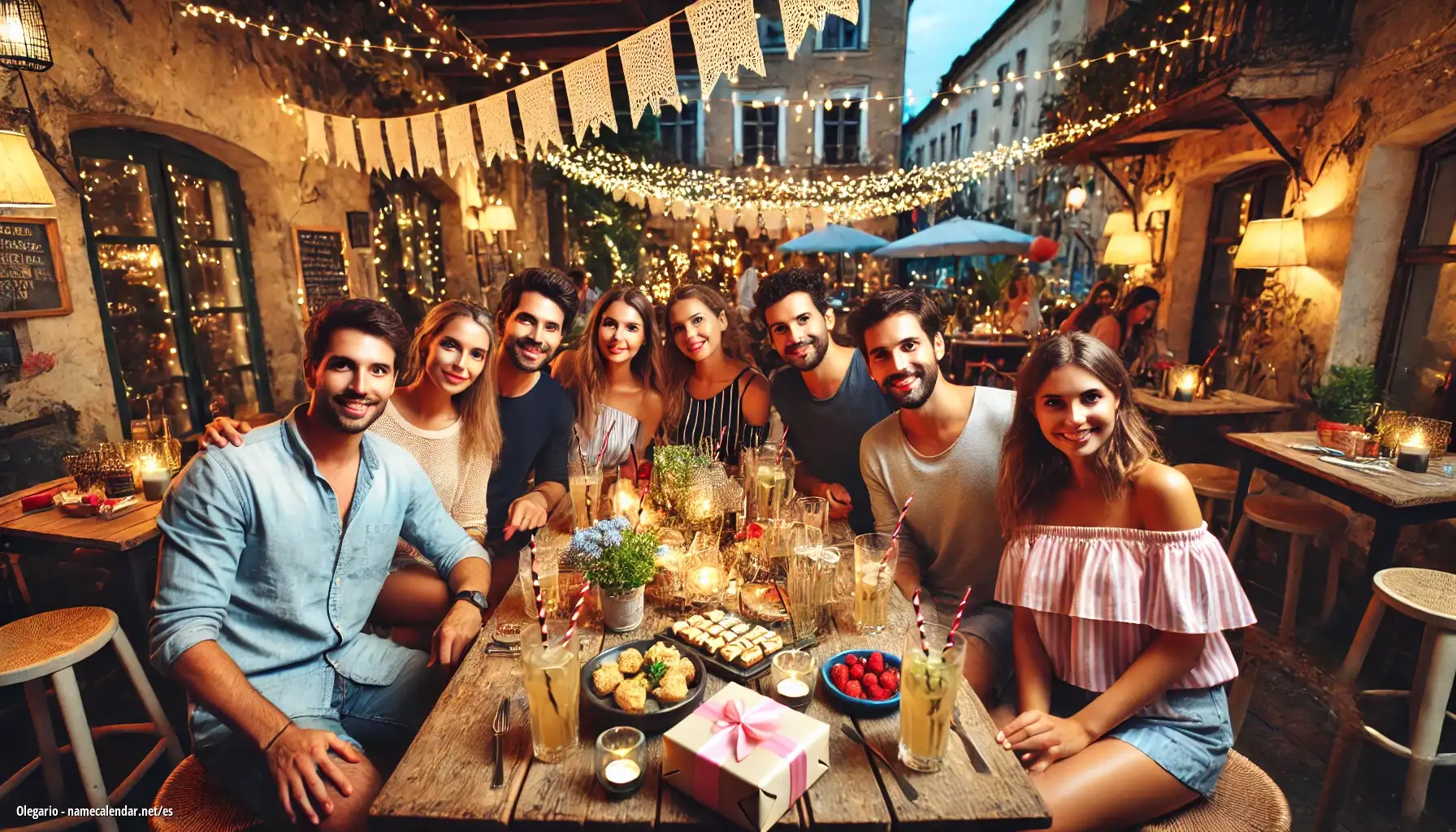 Celebración del onomástico y del nombre - Olegario