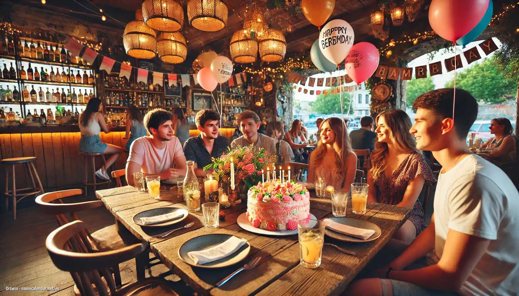 Celebración del onomástico y del nombre - Ortwin