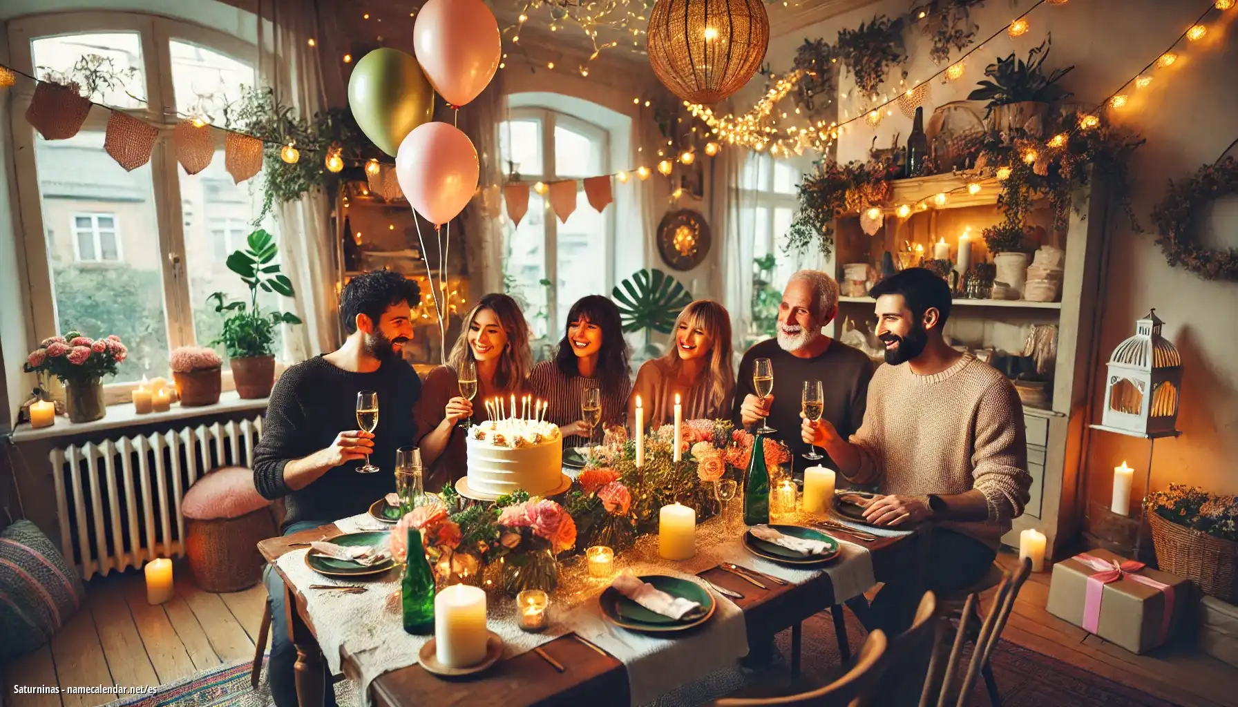 Celebración del onomástico y del nombre - Saturninas