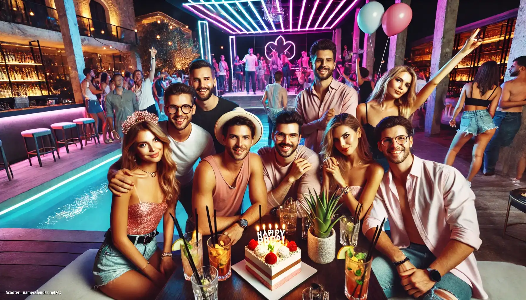 Celebración del onomástico y del nombre - Scooter