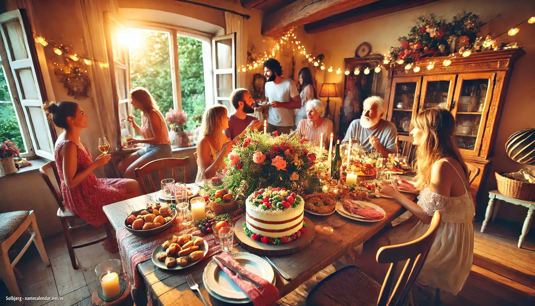 Celebración del onomástico y del nombre - Solbjørg