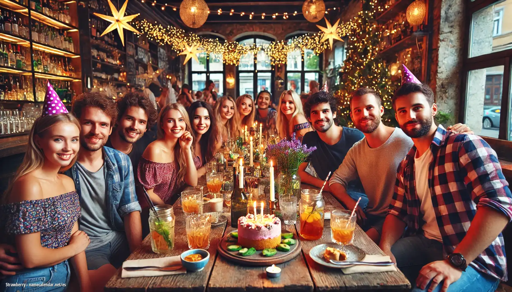 Celebración del onomástico y del nombre - Strawberry