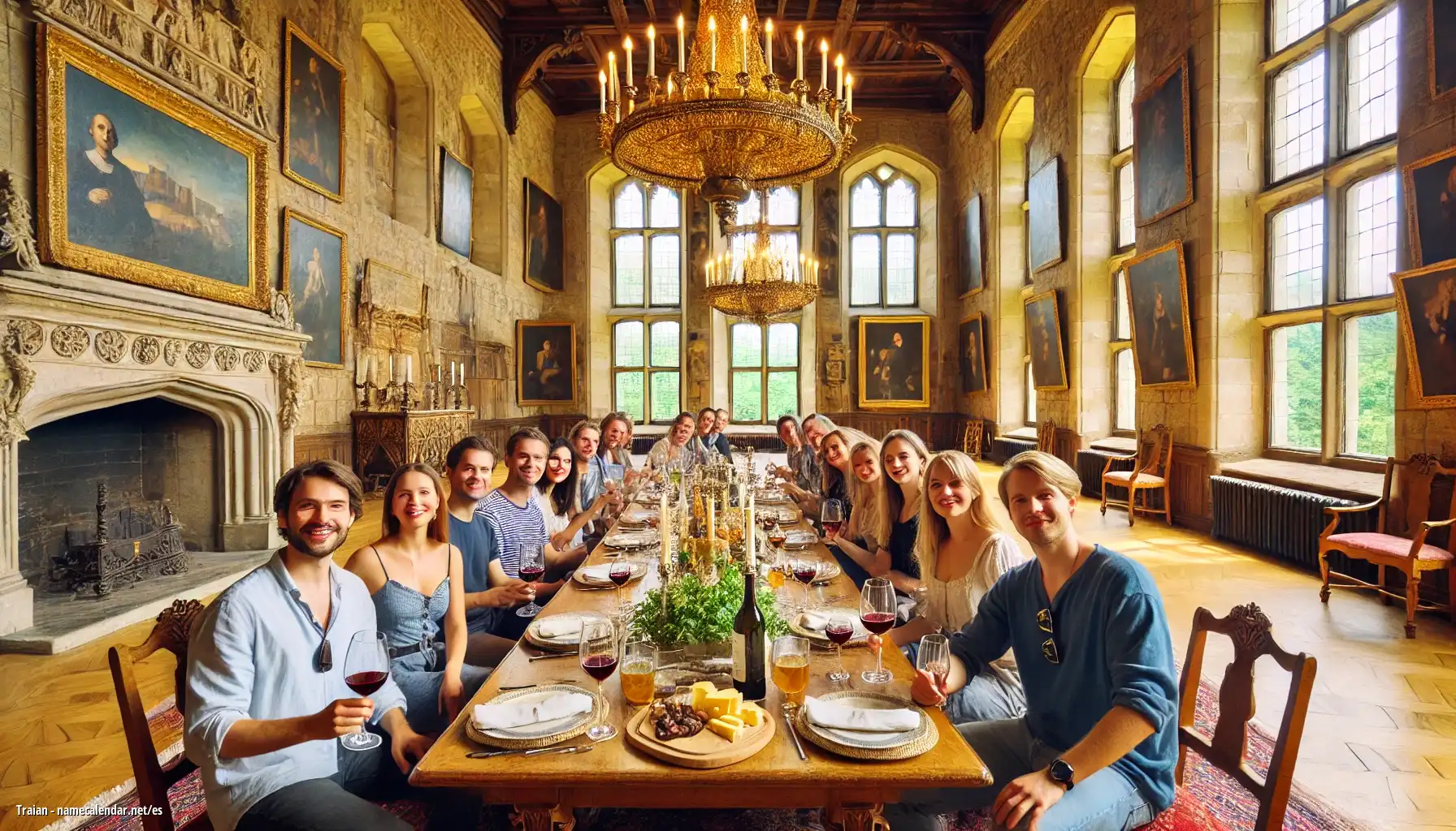 Celebración del onomástico y del nombre - Traian