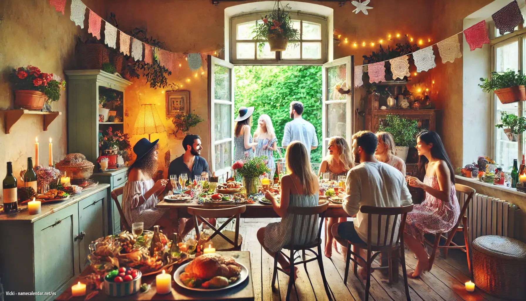 Celebración del onomástico y del nombre - Vicki