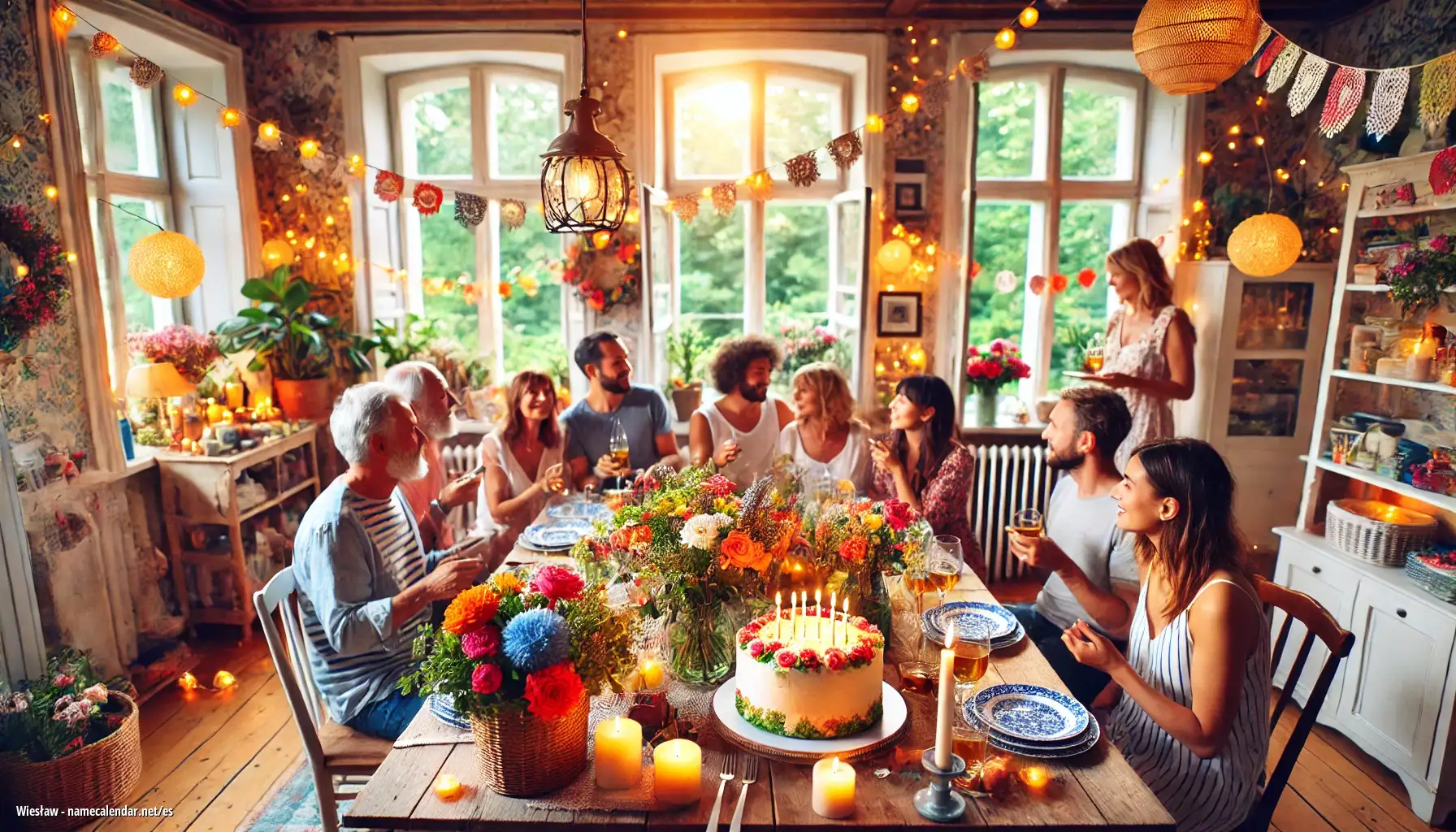 Celebración del onomástico y del nombre - Wiesław