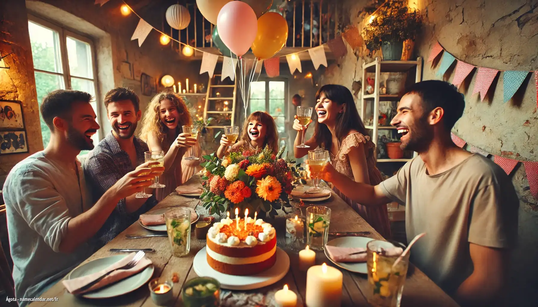 Célébration du jour du nom et du nom - Ágota