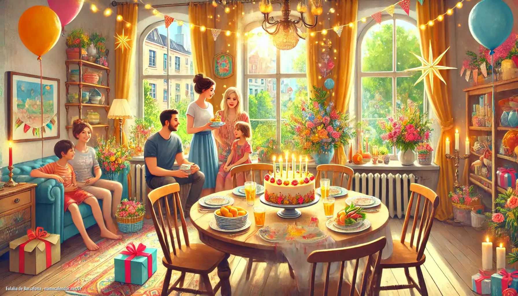 Célébration du jour du nom et du nom - Eulalia de Barcelona