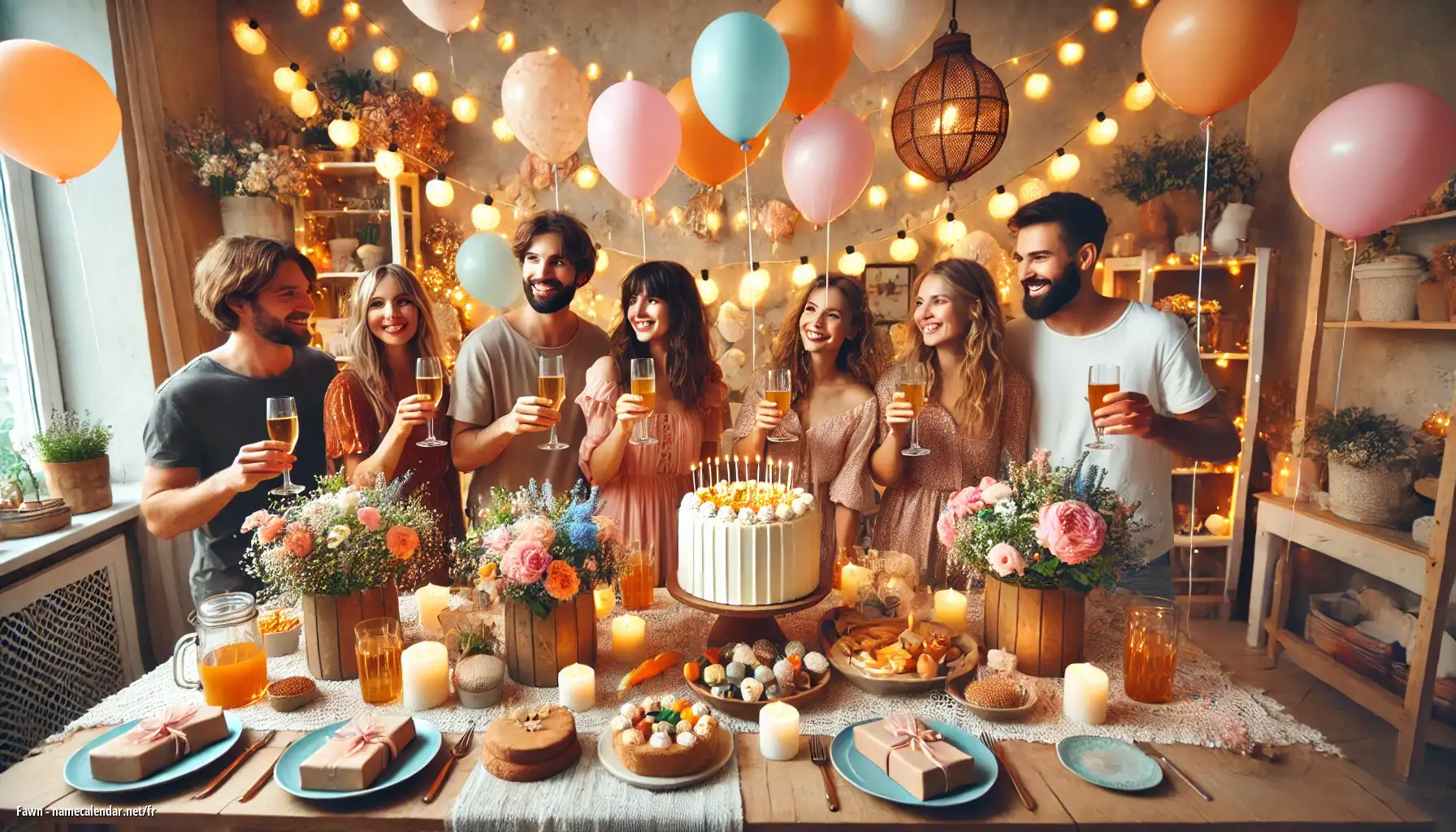 Célébration du jour du nom et du nom - Fawn