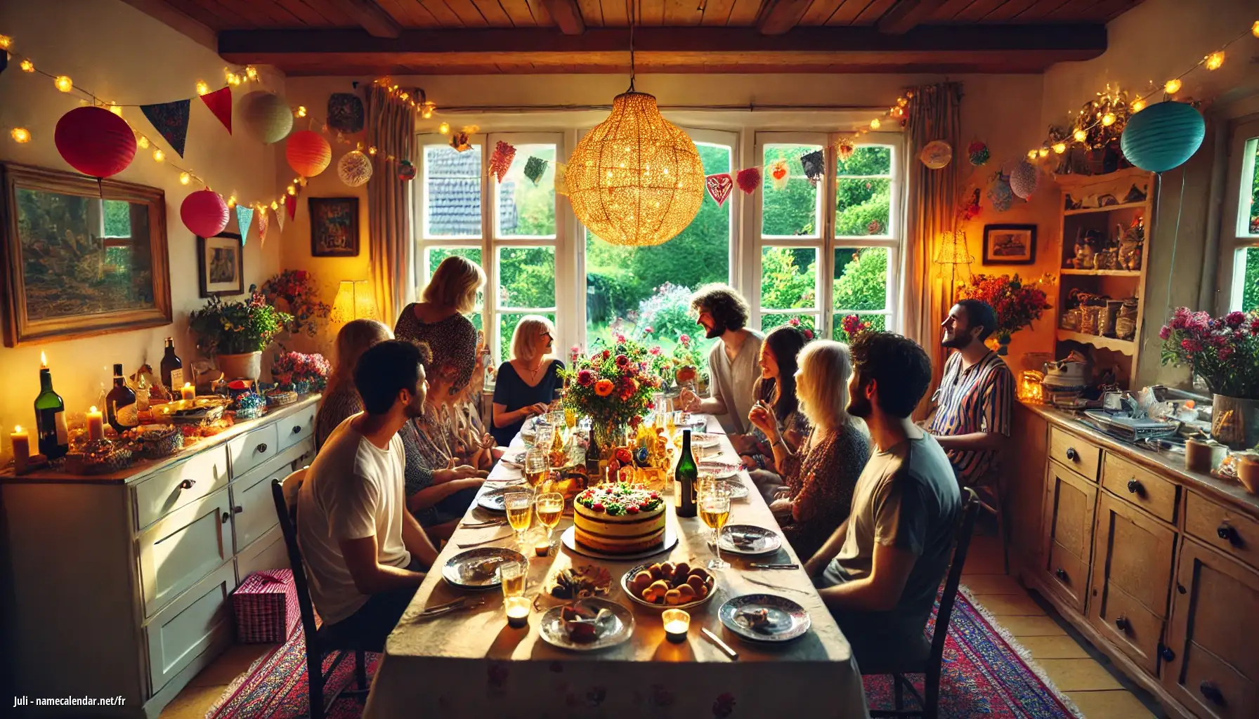 Célébration du jour du nom et du nom - Juli