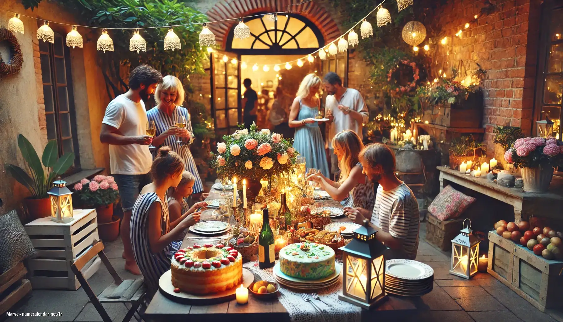 Célébration du jour du nom et du nom - Marve