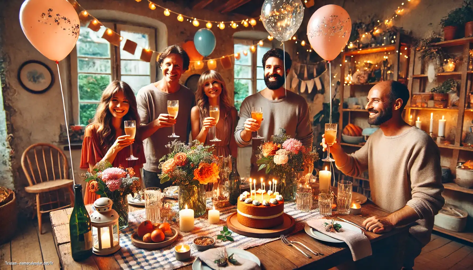 Célébration du jour du nom et du nom - Tristen