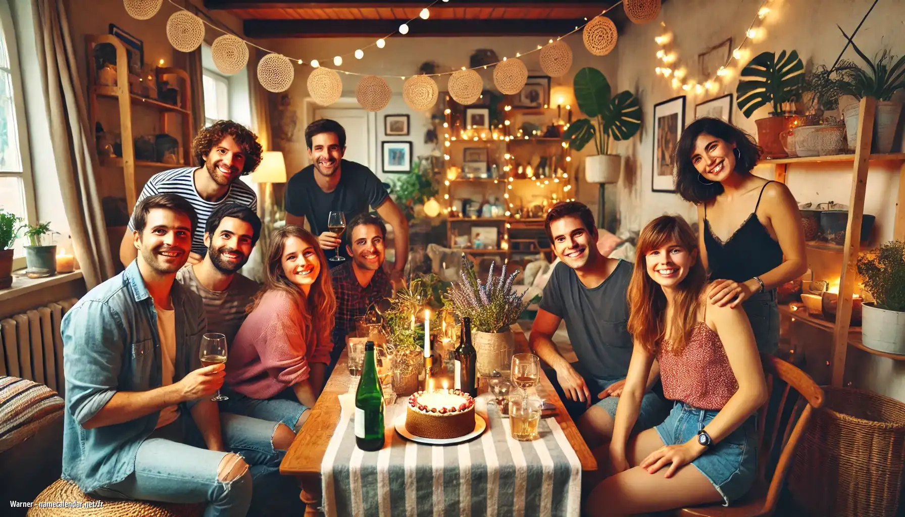 Célébration du jour du nom et du nom - Warner