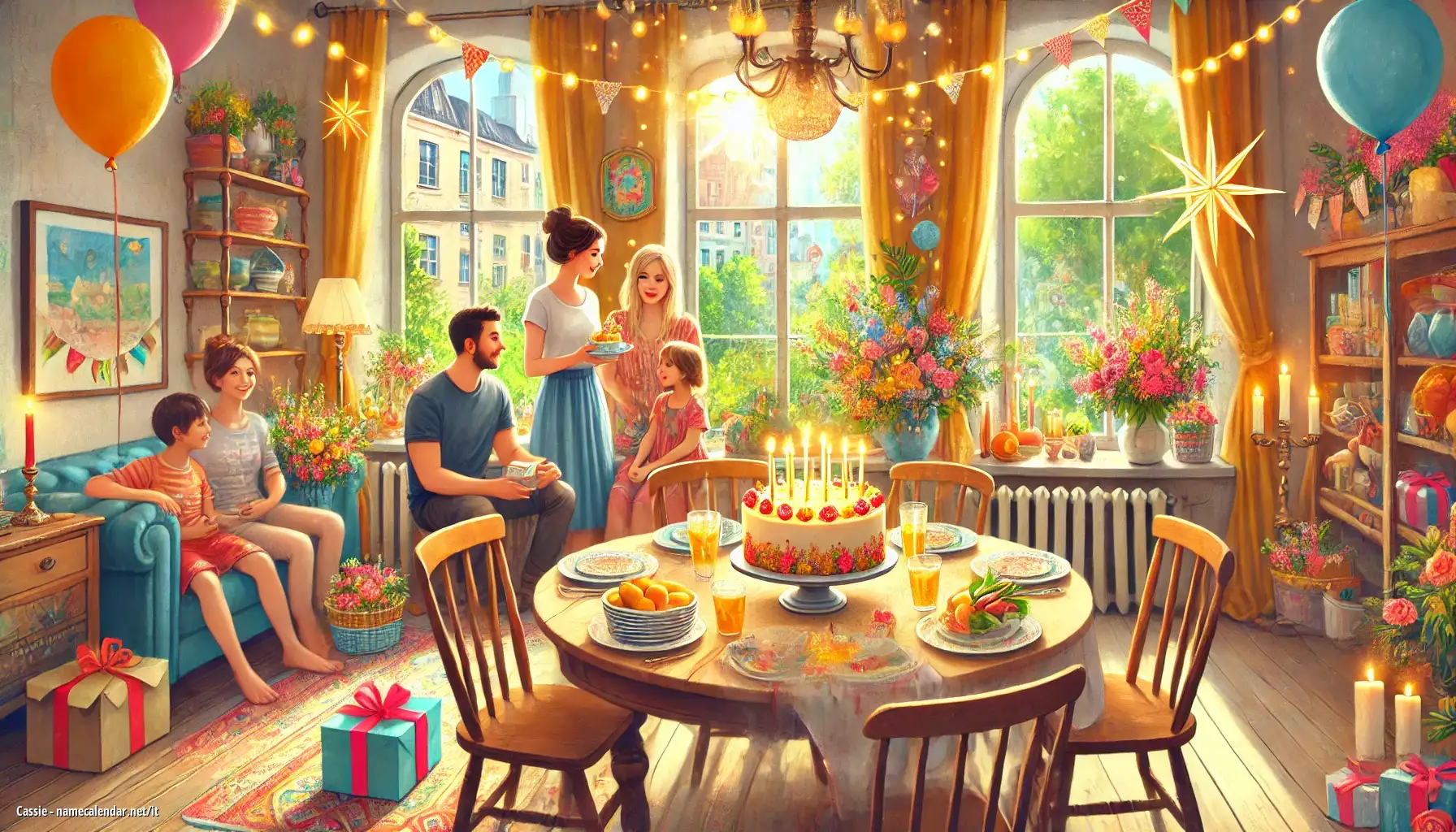 Celebrazione dell'onomastico e del nome - Cassie