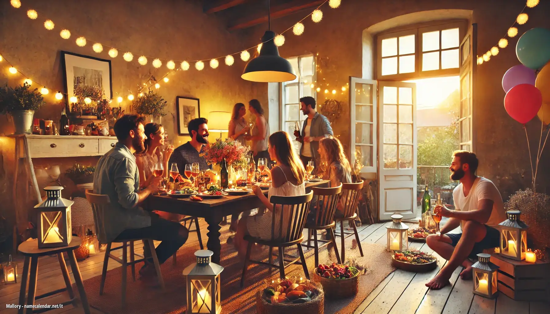 Celebrazione dell'onomastico e del nome - Mallory