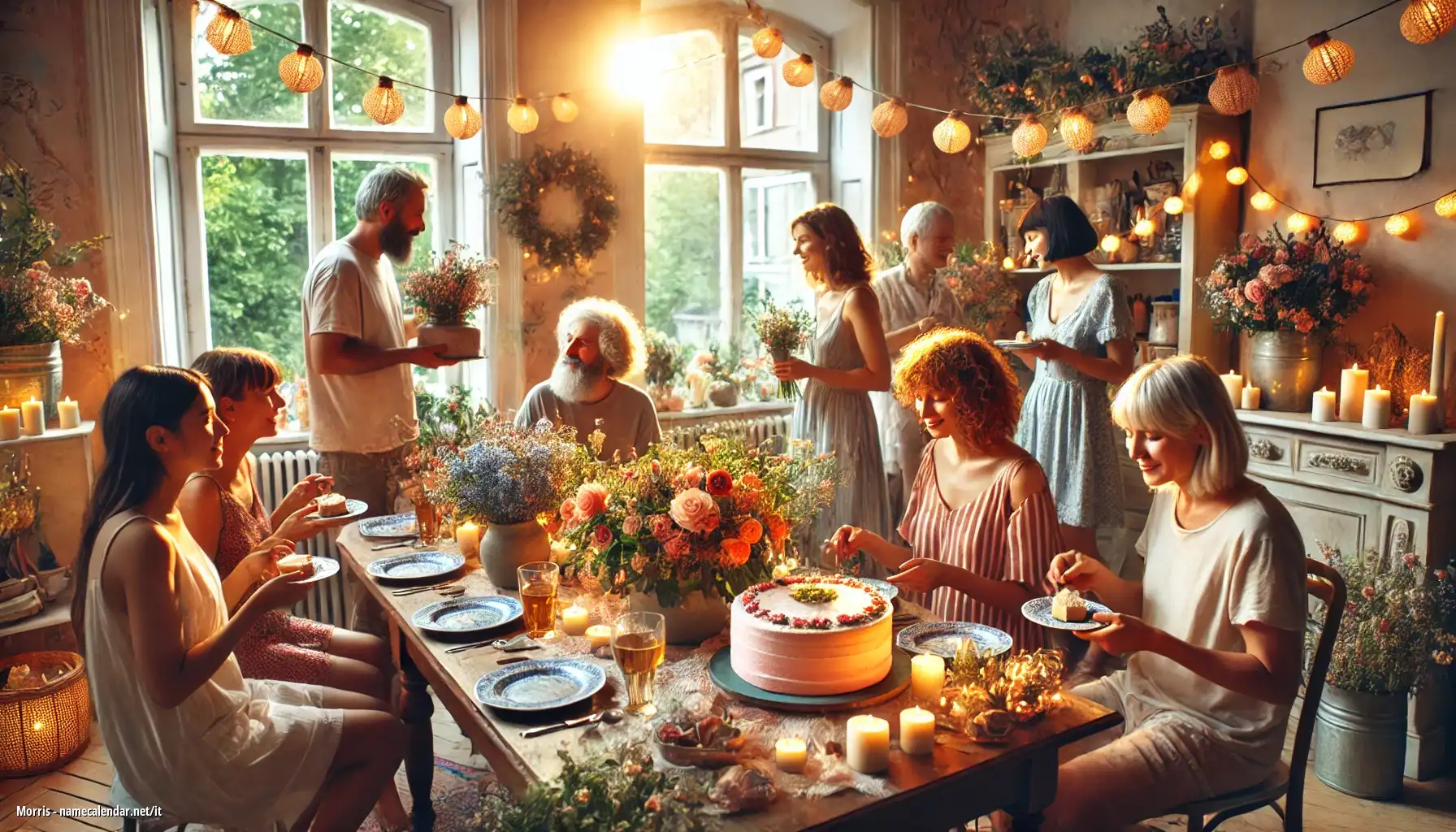 Celebrazione dell'onomastico e del nome - Morris