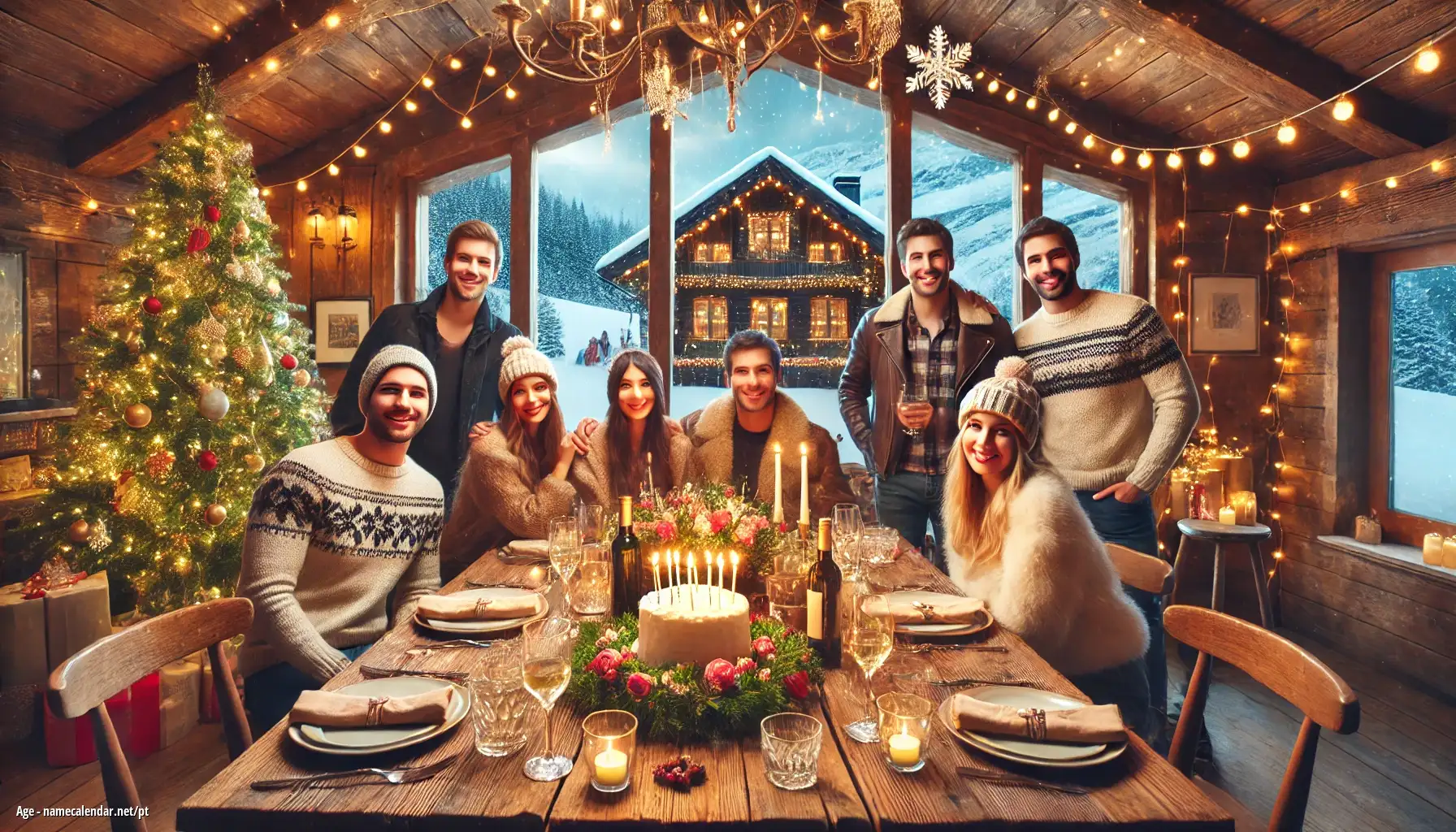 Celebração do dia do nome e nome - Age