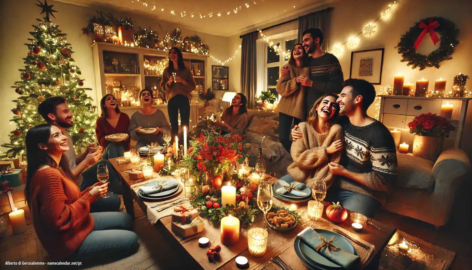 Celebração do dia do nome e nome - Alberto di Gerusalemme