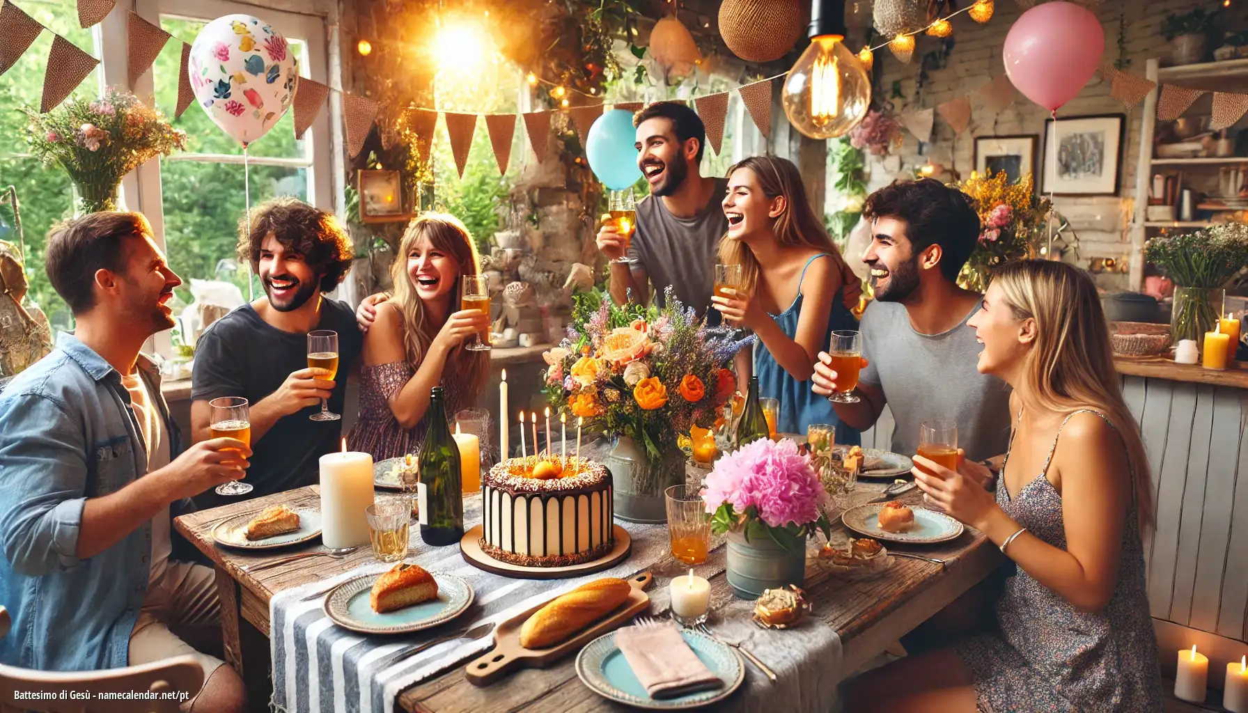 Celebração do dia do nome e nome - Battesimo di Gesù