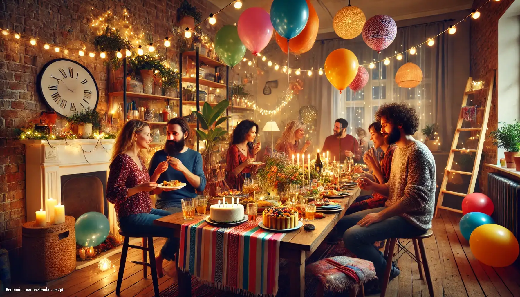 Celebração do dia do nome e nome - Beniamin