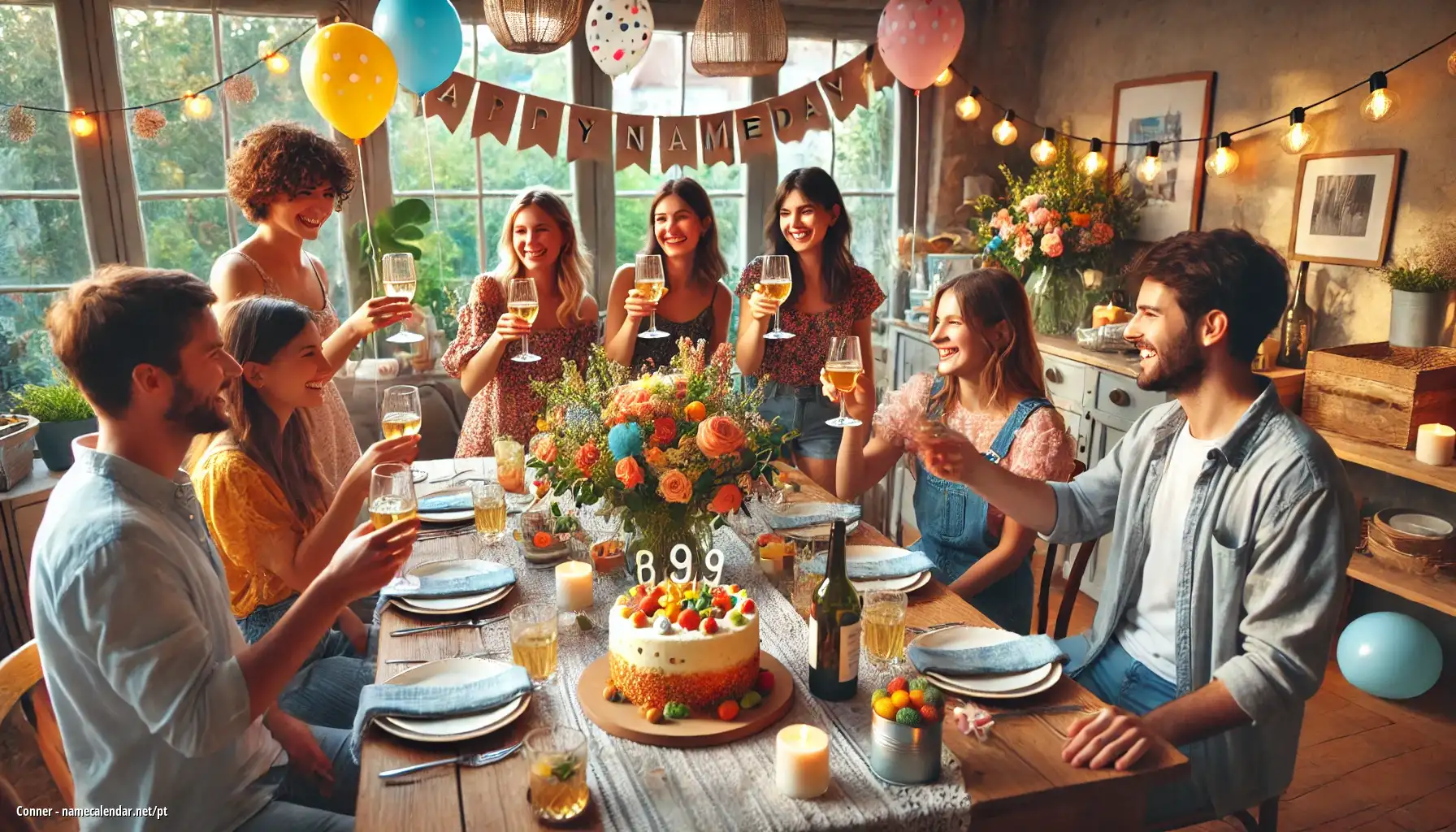 Celebração do dia do nome e nome - Conner