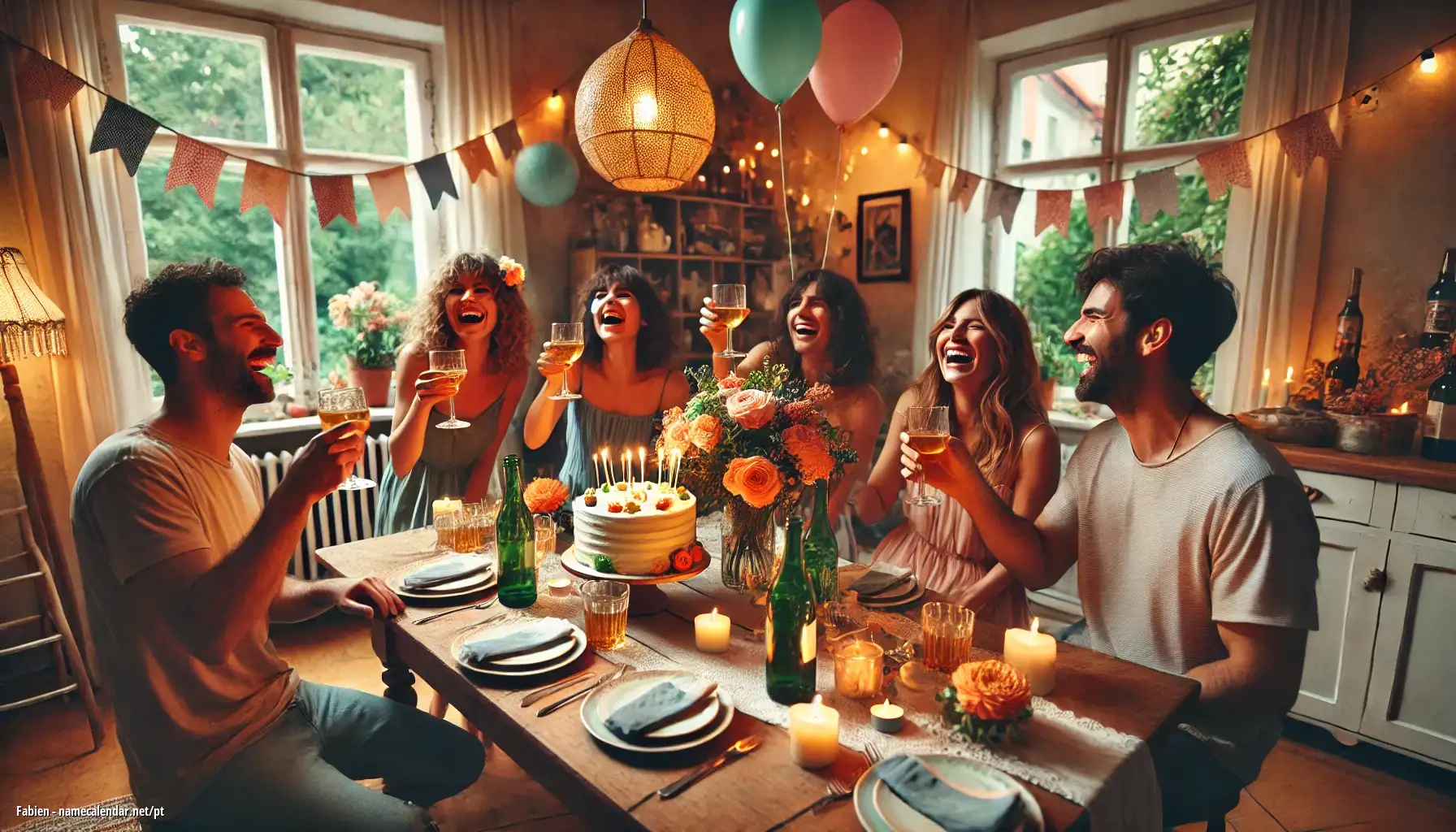 Celebração do dia do nome e nome - Fabien