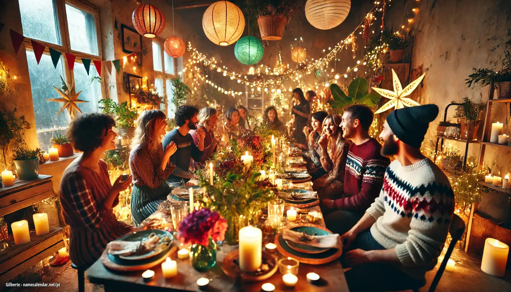 Celebração do dia do nome e nome - Gilberte