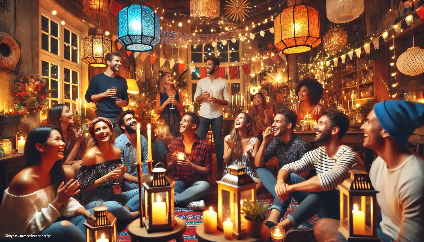 Celebração do dia do nome e nome - Girvydas