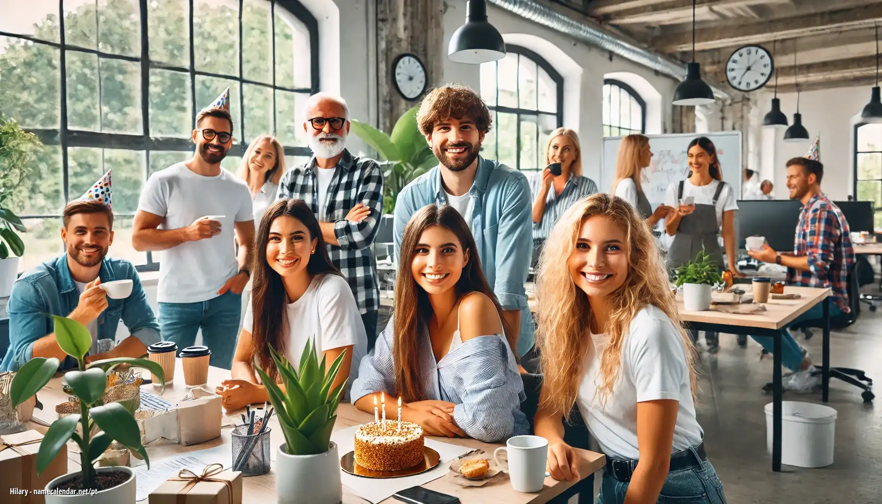 Celebração do dia do nome e nome - Hilary