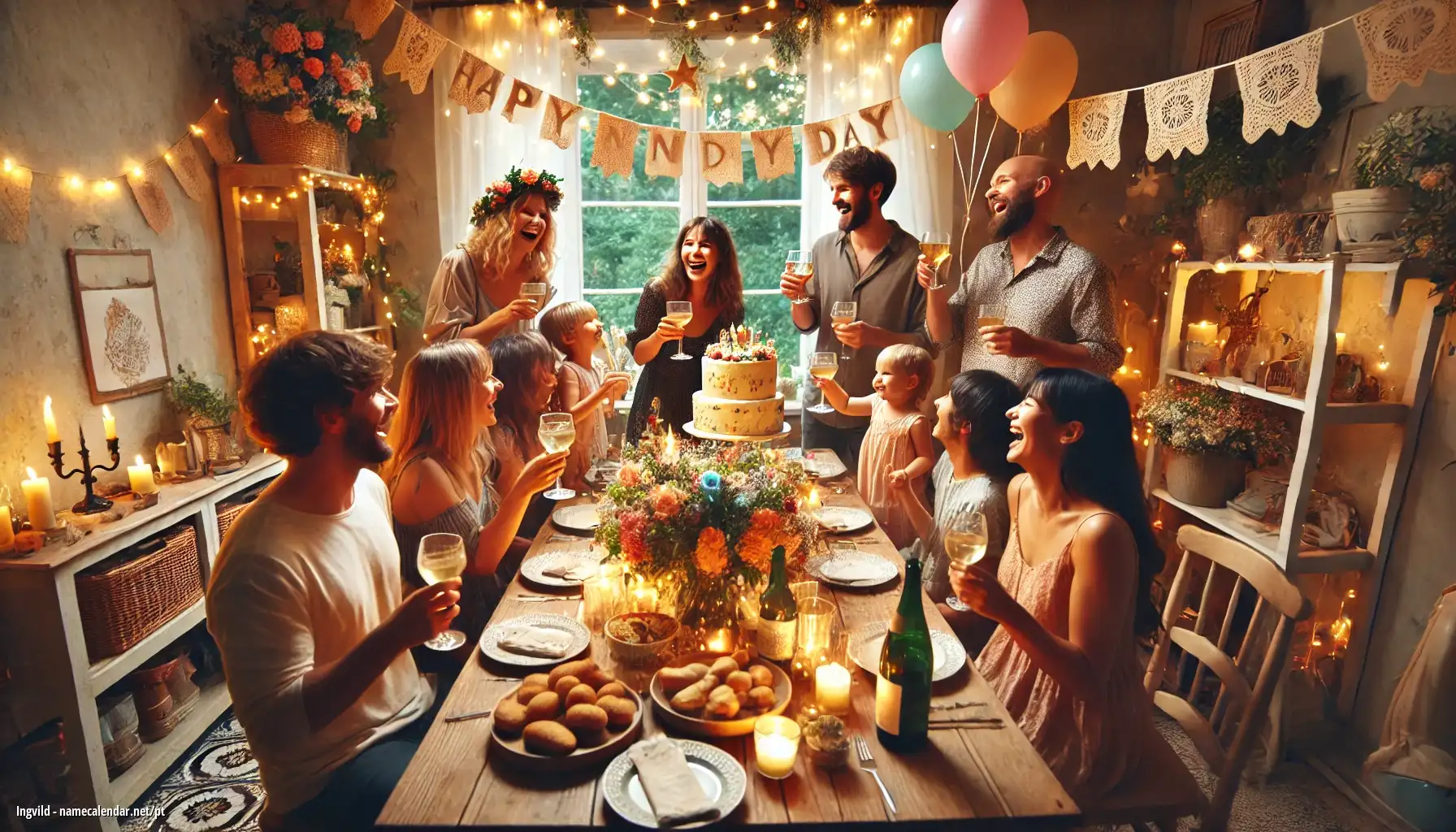 Celebração do dia do nome e nome - Ingvild