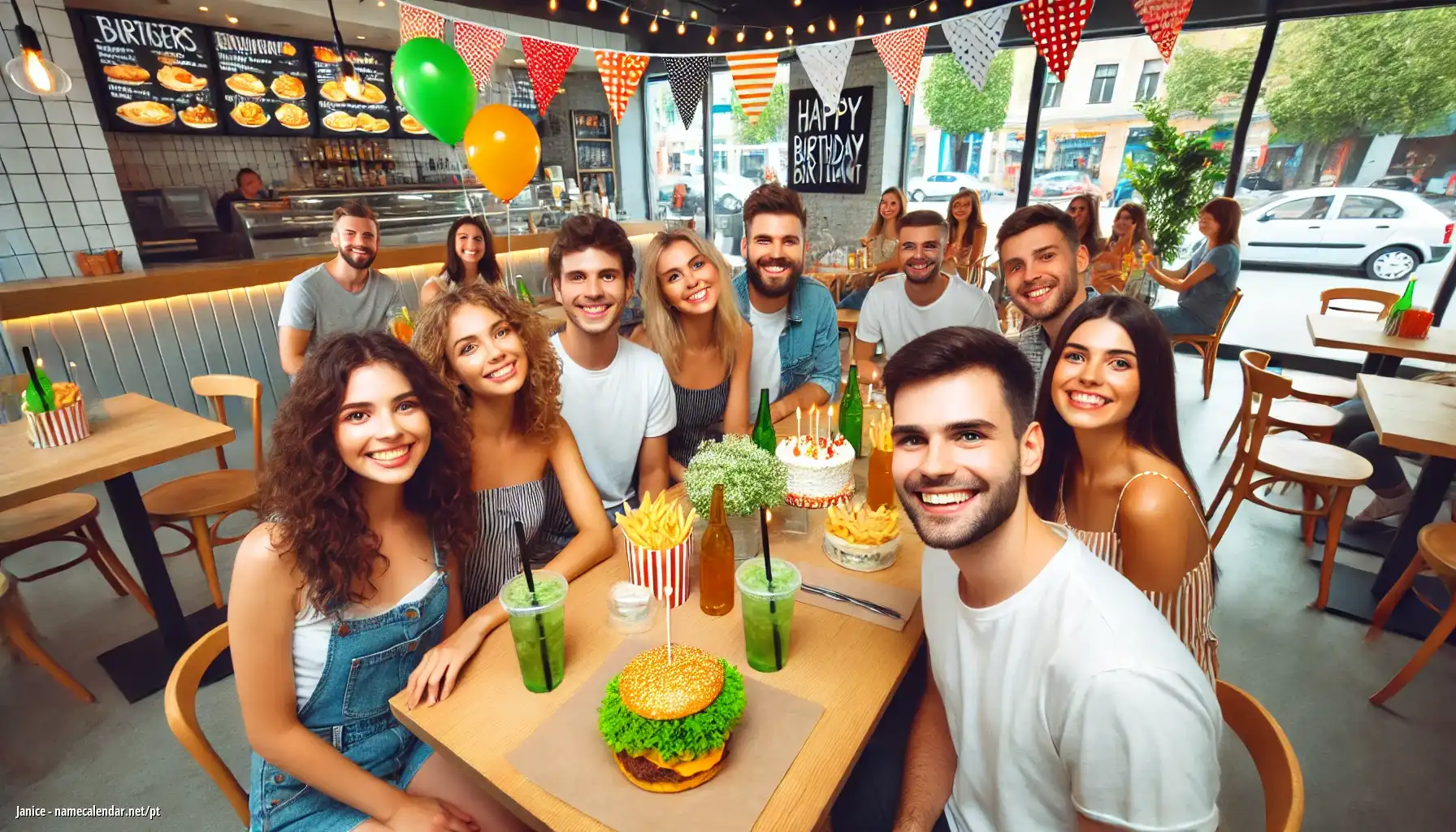 Celebração do dia do nome e nome - Janice