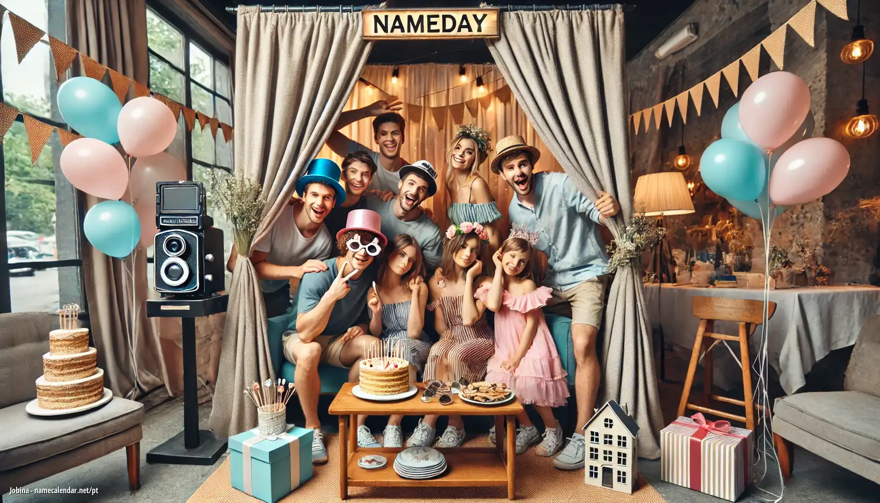 Celebração do dia do nome e nome - Jobina