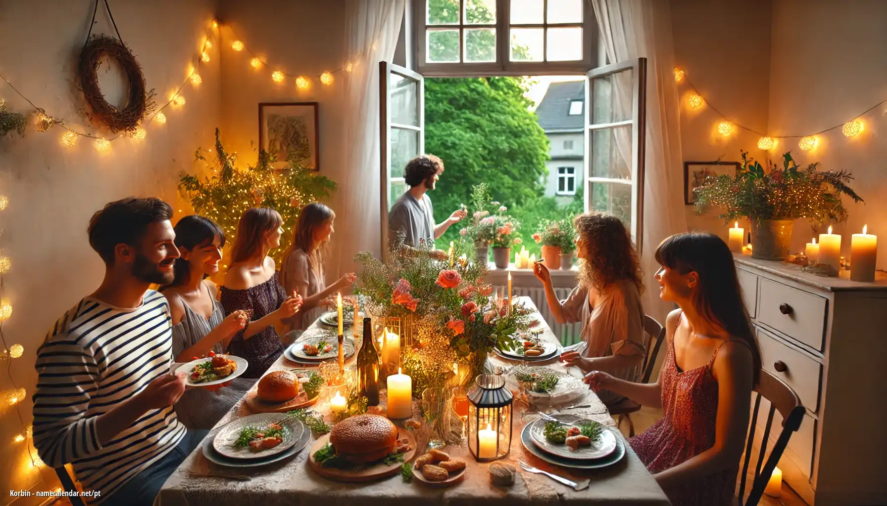 Celebração do dia do nome e nome - Korbin