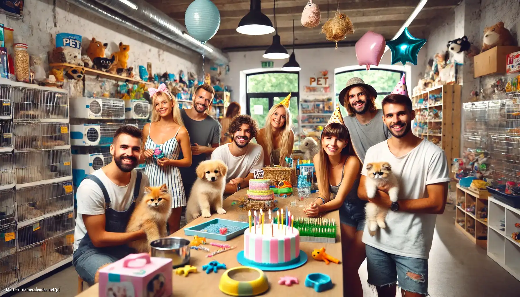 Celebração do dia do nome e nome - Mårten