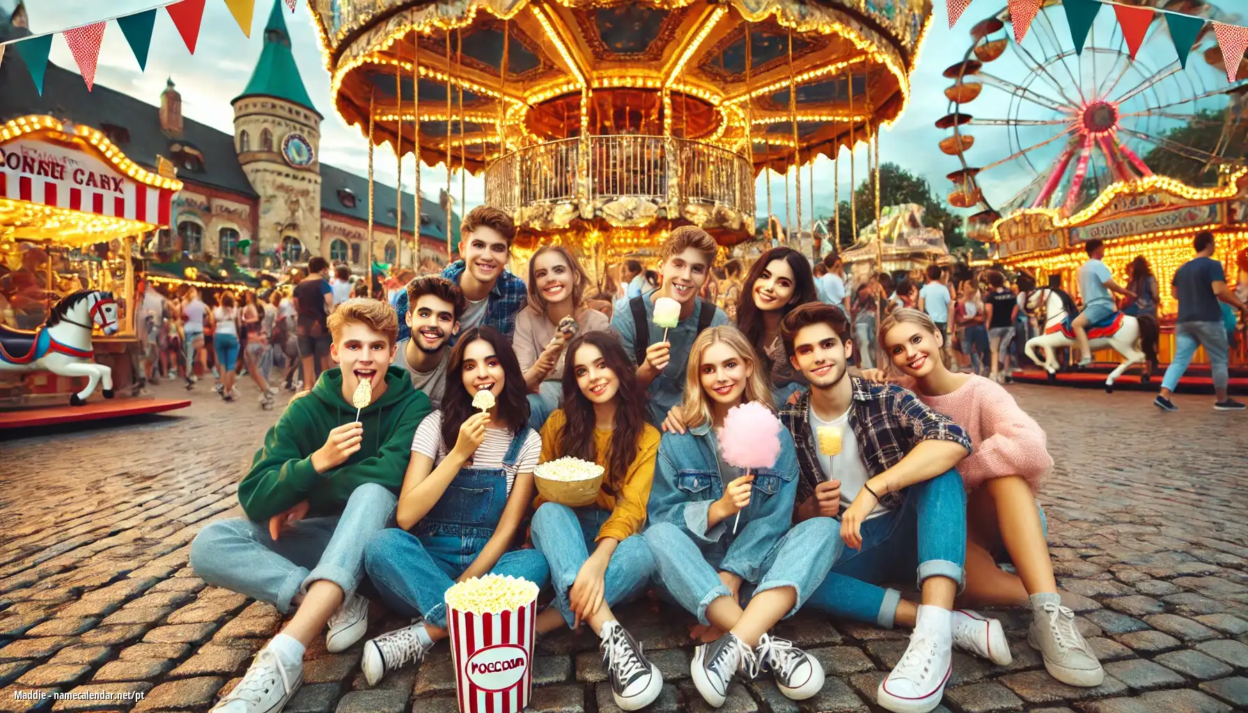 Celebração do dia do nome e nome - Maddie