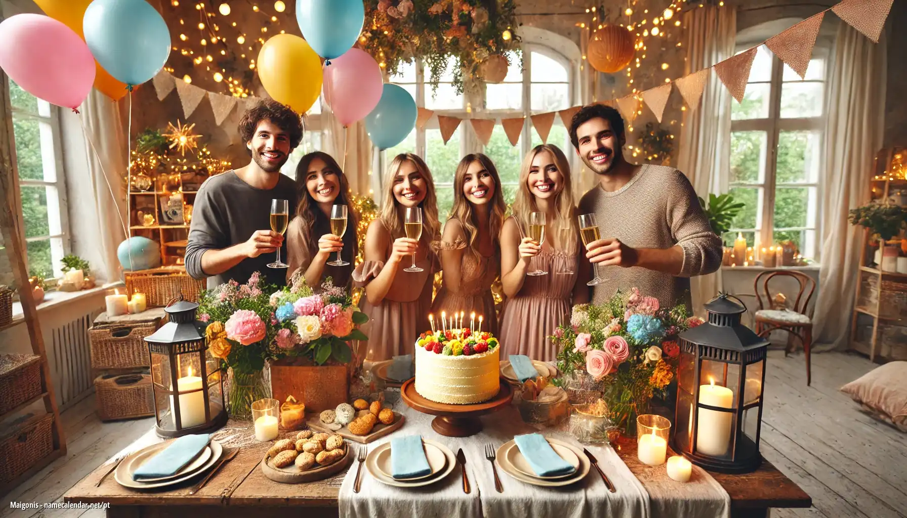 Celebração do dia do nome e nome - Maigonis