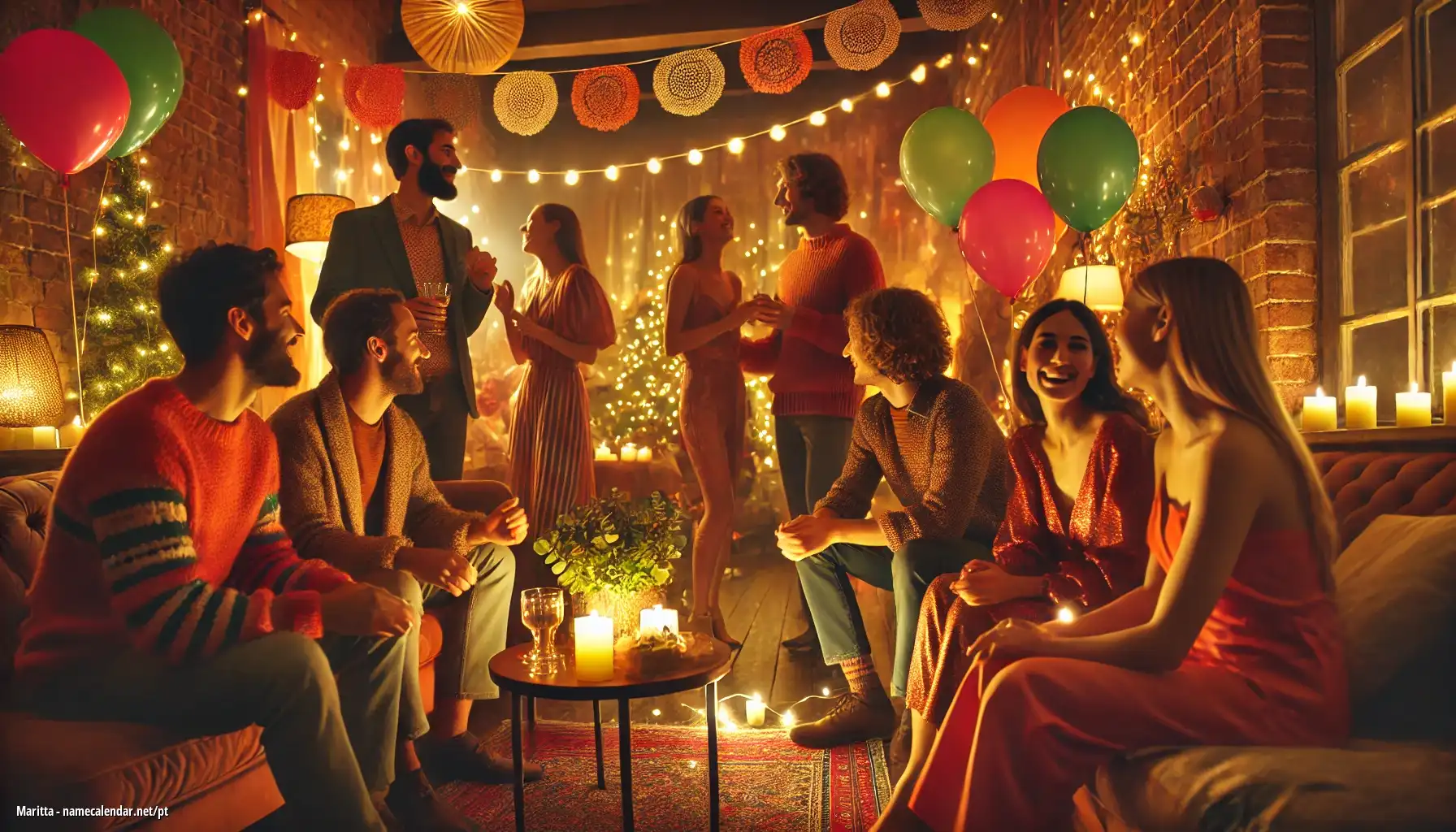 Celebração do dia do nome e nome - Maritta