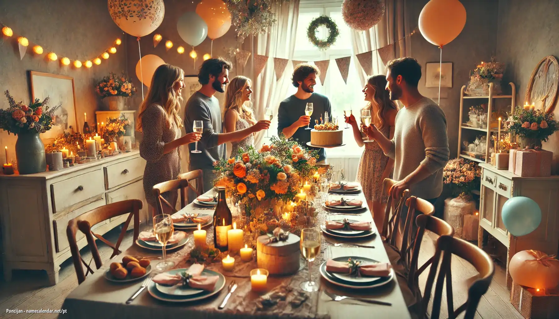 Celebração do dia do nome e nome - Poncijan