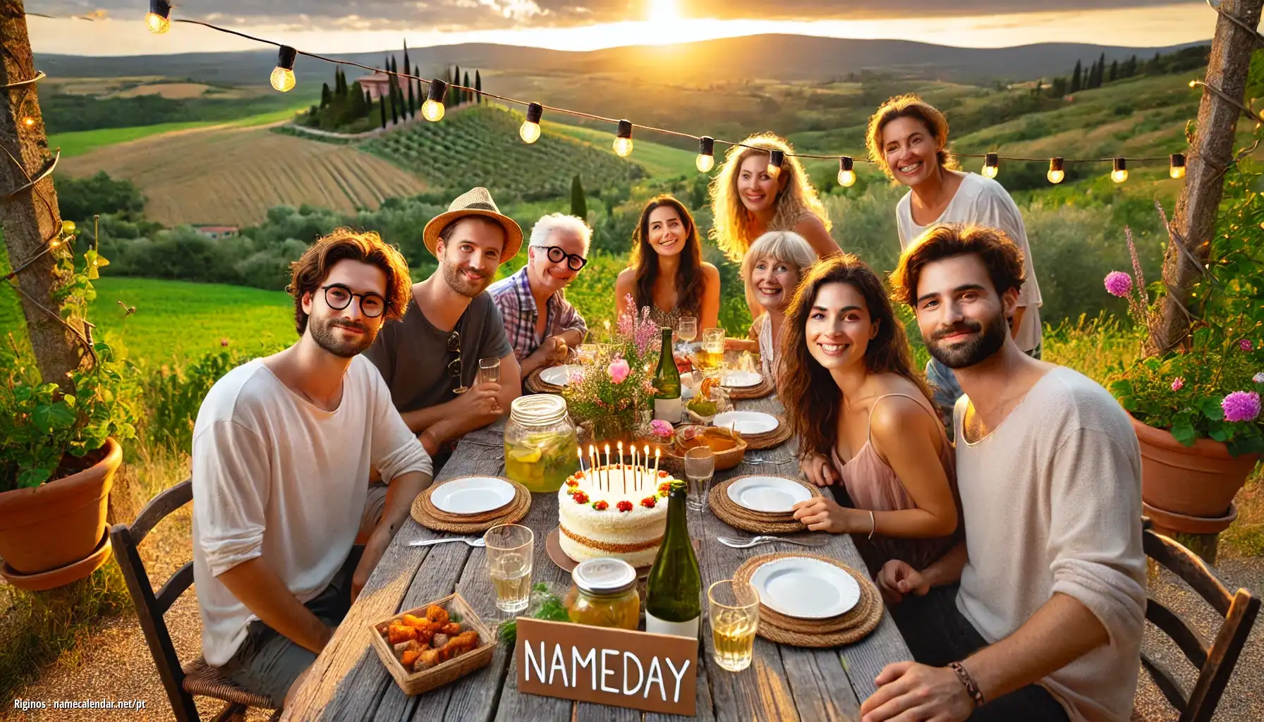 Celebração do dia do nome e nome - Riginos