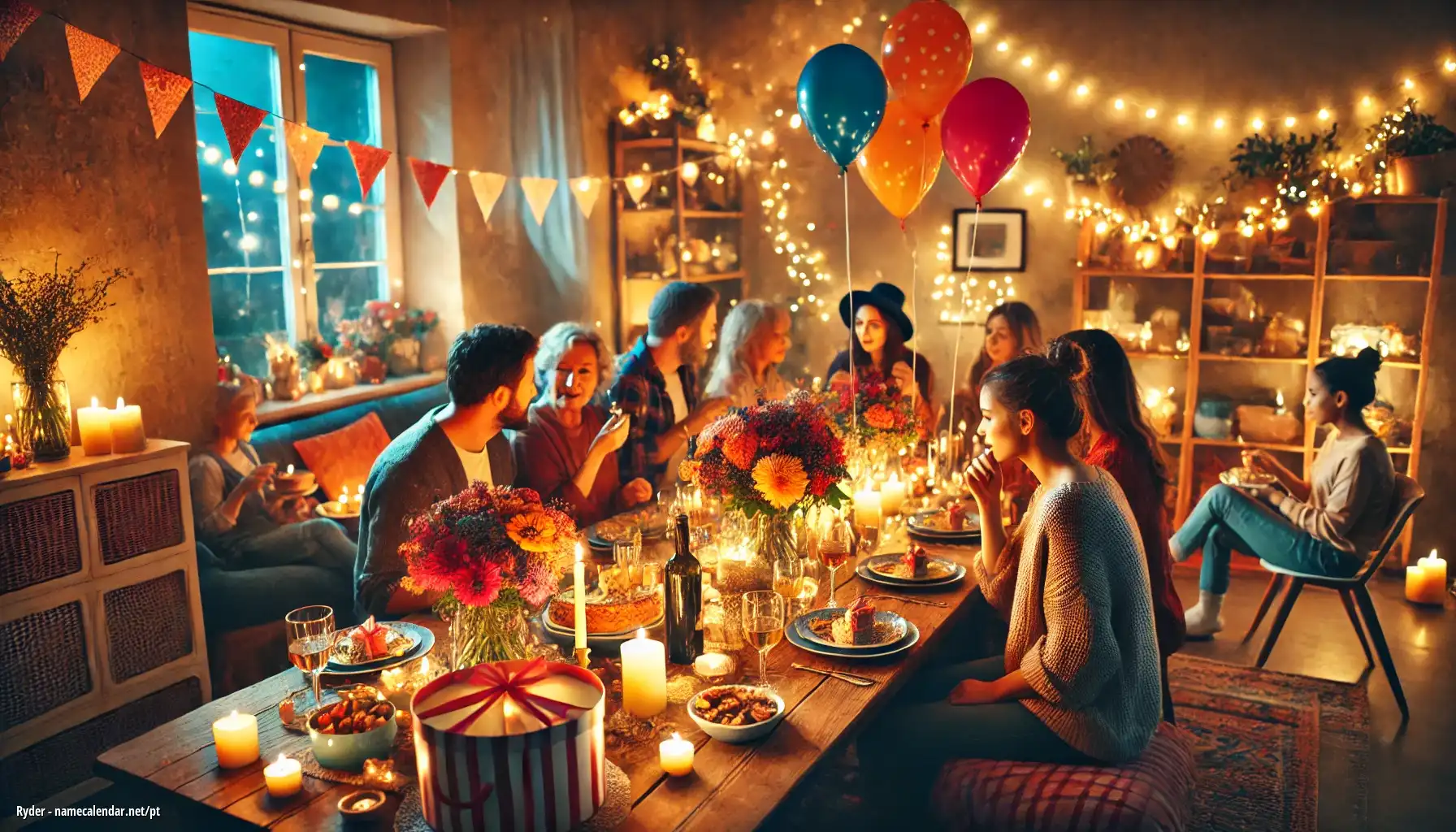 Celebração do dia do nome e nome - Ryder