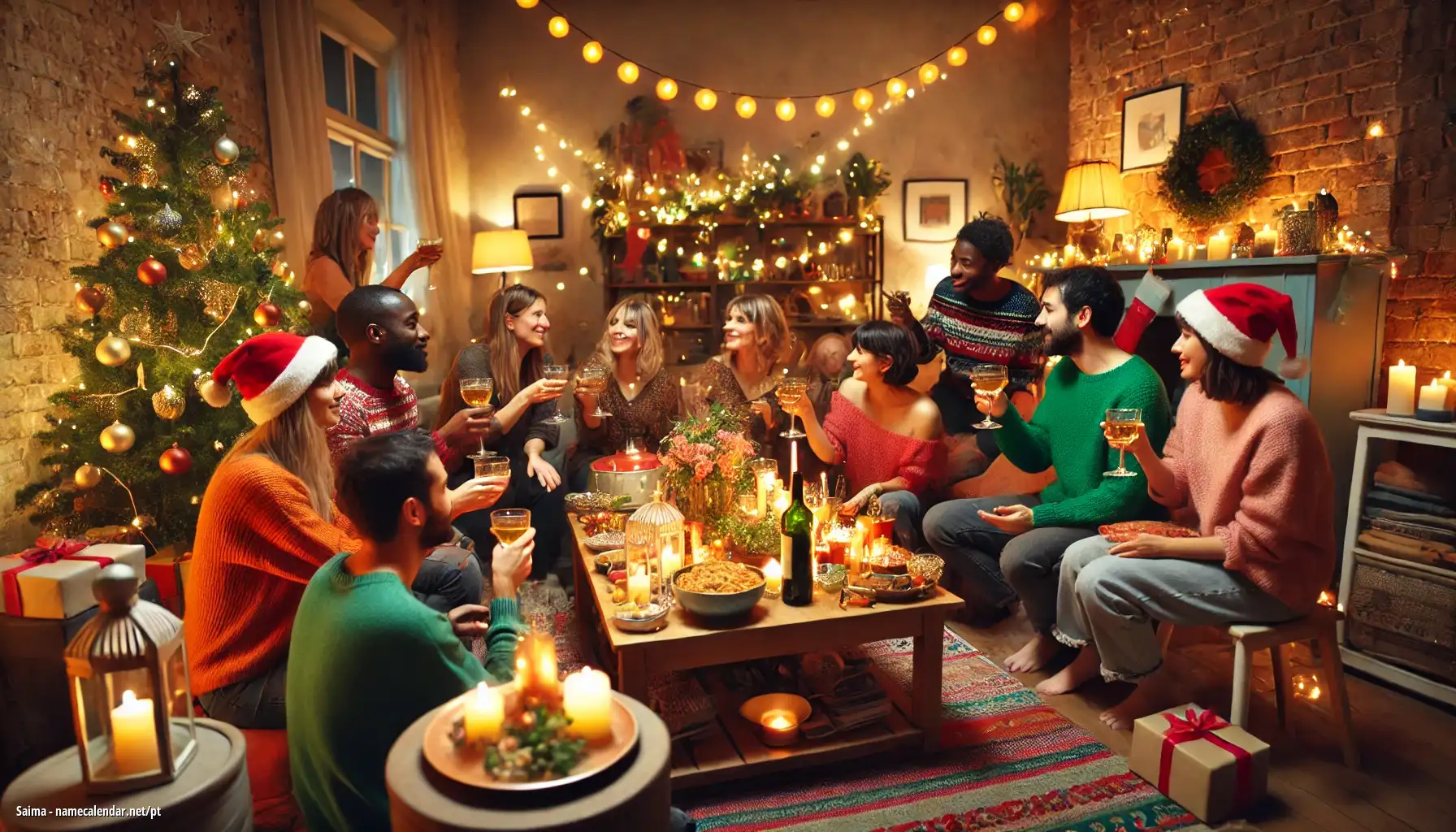 Celebração do dia do nome e nome - Saima